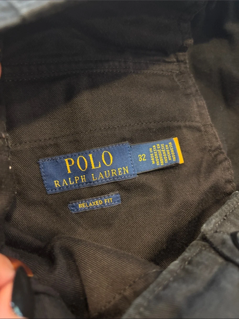 Polo by Ralph Lauren Men's Black Cargo Shorts